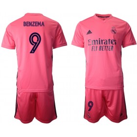 Fußballtrikots Real Madrid Karim Benzema 9 Kinder 2020-2021 Kurzarm Auswärts-trikot kaufen